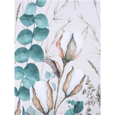 Шторы для кухни с подхватами «Этель» Cotton, 145×180 см, комплект - 2 шт.