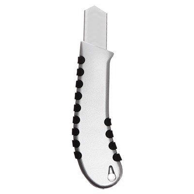 Нож канцелярский 18 мм, металлический, Zinc-alloy, TOP