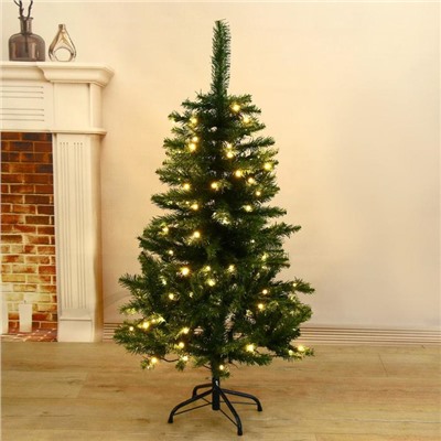 Ёлка светодиодная «Эксклюзив классик» 120 см, 212 ПВХ веток, свечение тёплое белое