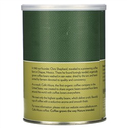 Cafe Altura, Organic Coffee, Regular Decaf, Medium Roast, Ground, 12 oz (340 g)