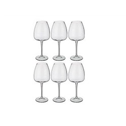 Нвбор бокалов для вина 610мл, 6шт, ALIZEE/ANSER стекло,  Crystal Bohemia Чехия, п/уп
