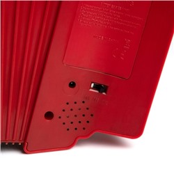 Фигура светодиодная «Волшебная гармонь», 18.5×6.3×23 см, музыка, батарейки ААх3 (не в комплекте), USB, свечение тёплое белое