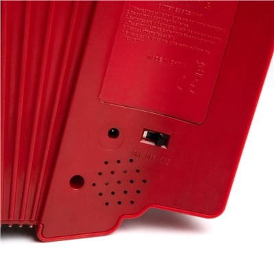 Фигура светодиодная «Волшебная гармонь», 18.5×6.3×23 см, музыка, батарейки ААх3 (не в комплекте), USB, свечение тёплое белое