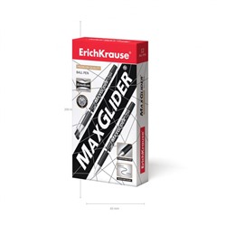 Ручка шариковая Ultra Glide Technology MaxGlider черный 45214 ErichKrause