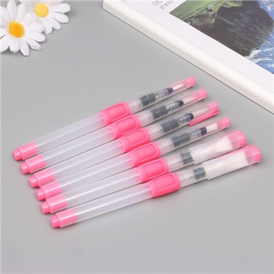 Набор кистей для туши и краски набор 6 шт., размер 0.3; 0.4; 0.5; 1; 1.5 см 18 см