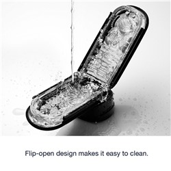 Черный мастурбатор Flip Zero