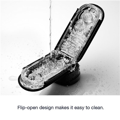 Черный мастурбатор Flip Zero