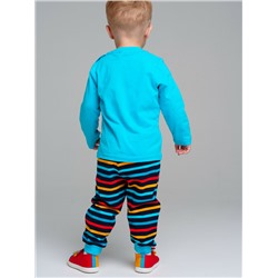 Комплект детский трикотажный для мальчиков: фуфайка (футболка с длинными рукавами), брюки