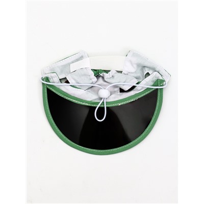 Кепка для собак и кошек, размер L, ОГ 35-46 см, высота 13 см, зелёная