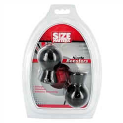 Черные присоски для сосков Size Matters Nipple Boosters