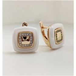 Серьги с керамикой