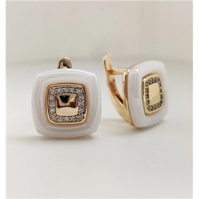 Серьги с керамикой