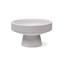 Декоративное кашпо для цветов «Кристофер», 13×13×8 см, керамическое, белое