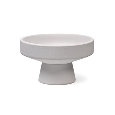 Декоративное кашпо для цветов «Кристофер», 13×13×8 см, керамическое, белое