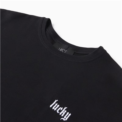 Футболка женская MIST Lucky, размер 44-46, чёрная