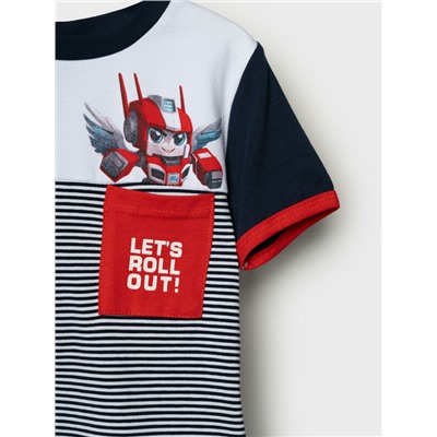 Комплект трикотажный для мальчиков: фуфайка (футболка), шорты