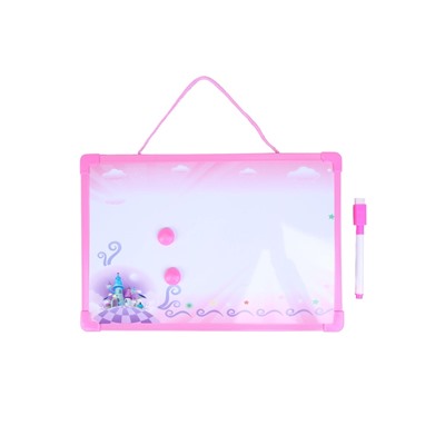 Доска магнитная, маркер и 2 магнита в комплекте, МИКС