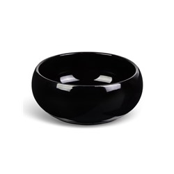 Кашпо - бонсайница «Мира», круглое, 18×18×7 см, чёрное