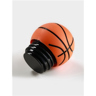 Термос «Баскетбольный мяч», 500 мл, сохраняет тепло 8 ч, нержавеющая сталь, чёрный