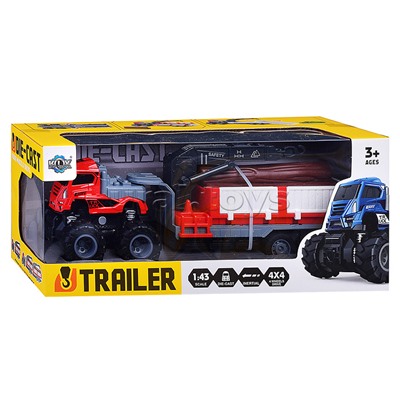 Машина "Мега лесовоз" в коробке