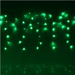 УЦЕНКА Гирлянда «Бахрома», уличная, 3 0×6 м, УМС, 3 Вт, 160 LED, 220 В, зелёная