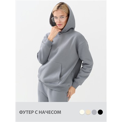 Omsa Худи OmD 2045С Худи жен. OVERSIZE утепленное, CO+PE