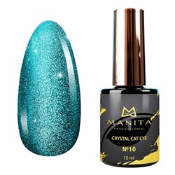 MANITA Гель-лак для ногтей с эффектом кошачьего глаза / Crystal Cat Eye №10, 10 мл 23289
