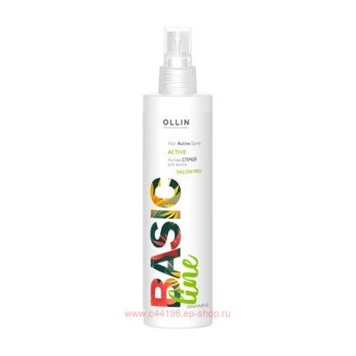 OLLIN BASIC LINE Актив-Спрей для волос 250мл арт 393368