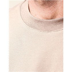 Свитшот из фактурного хлопка с авторским принтом