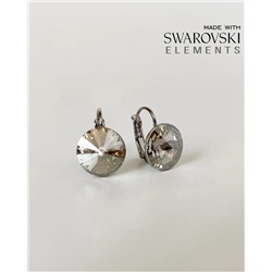 Серьги с кристаллами Swarovski