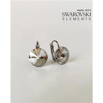 Серьги с кристаллами Swarovski