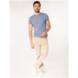Футболка slim fit  из премиального хлопка с эффектом меланж