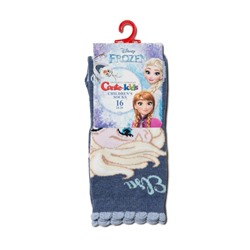 Носки детские Conte-kids Хлопковые носки с люрексом, стразами и рисунками героев ©Disney Frozen