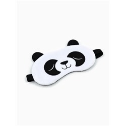 Маска для сна «Панда», белая