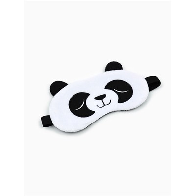 Маска для сна «Панда», белая