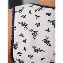 Сарафан с U вырезом из эластичного трикотажа кашкорсе