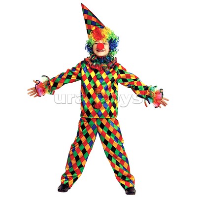 Изделие швейное для мальчиков "Арлекино"  (Сорочка, брюки, головной убор) р.116-60