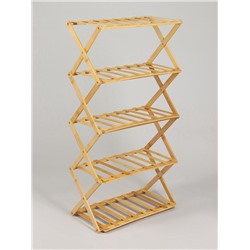 Стеллаж универсальный, 5 полок, 50×25×89 см, напольный, открытый, Greengo