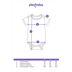 Боди, 2 шт. PLAYTODAY, 1185556
