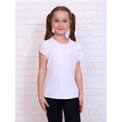 Джемпер Мимоза кор.рукав детский (Белый)