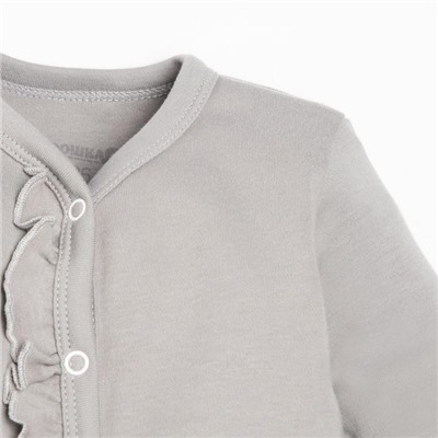 Комбинезон с рюшей для девочки «Крошка Я» BASIC LINE, рост 80-86 см