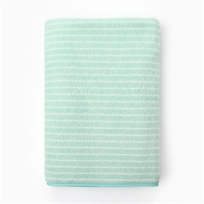 Полотенце банное «Этель. Линии», 70×140 см, мятное