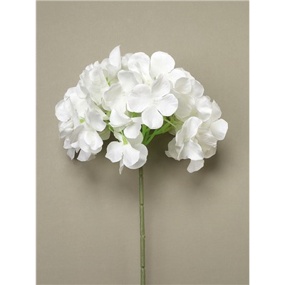 Цветок искусственный БЕЛЫЙ Гортензия 70 см / ZHQ-18 /уп 200/