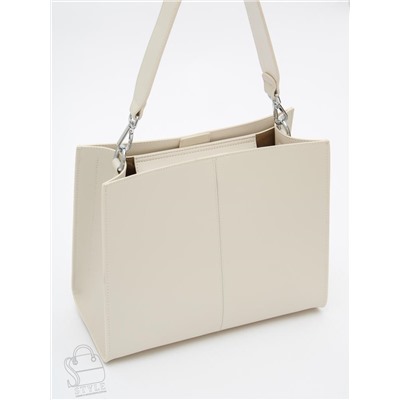 Сумка женская кожаная 9320TH white Polina&Eiterou  в Новосибирске