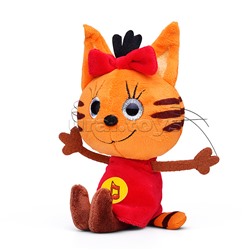 Игрушка мягкая "Три Кота" Карамелька 13см, с ty глазами, озвуч.