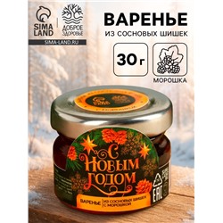 Варенье из шишек «С новым годом» с морошкой, 30 г