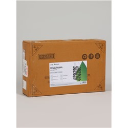 Подставка для цветов Greengo, 6 полок, 50×25×110 см, напольная, бамбук, чёрная