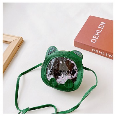 7104-5 зел Сумка для девочек (18х13х7)