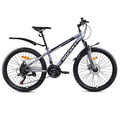Велосипед 24" Rocket Aries 2.0 , цвет серый, размер 13" сколы царапины