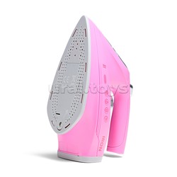 Бытовая техника "Утюг с гладильной доской" в коробке( цвет розовый)